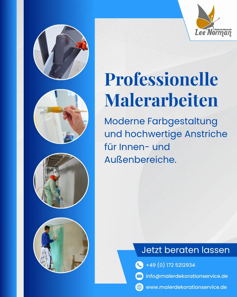 Malerfachbetrieb Bielefeld für moderne Raumgestaltung
