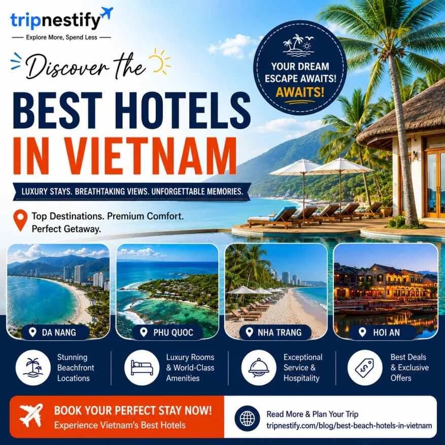 Best Hotels In Vietnam for Luxury, Comfort & Unforgettable Vacations