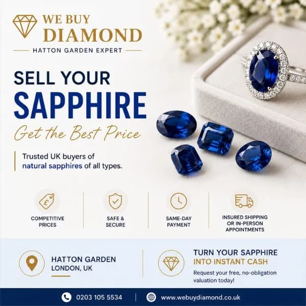 💎 Sell Your Sapphire Gemstones Online - Trusted UK Buyers