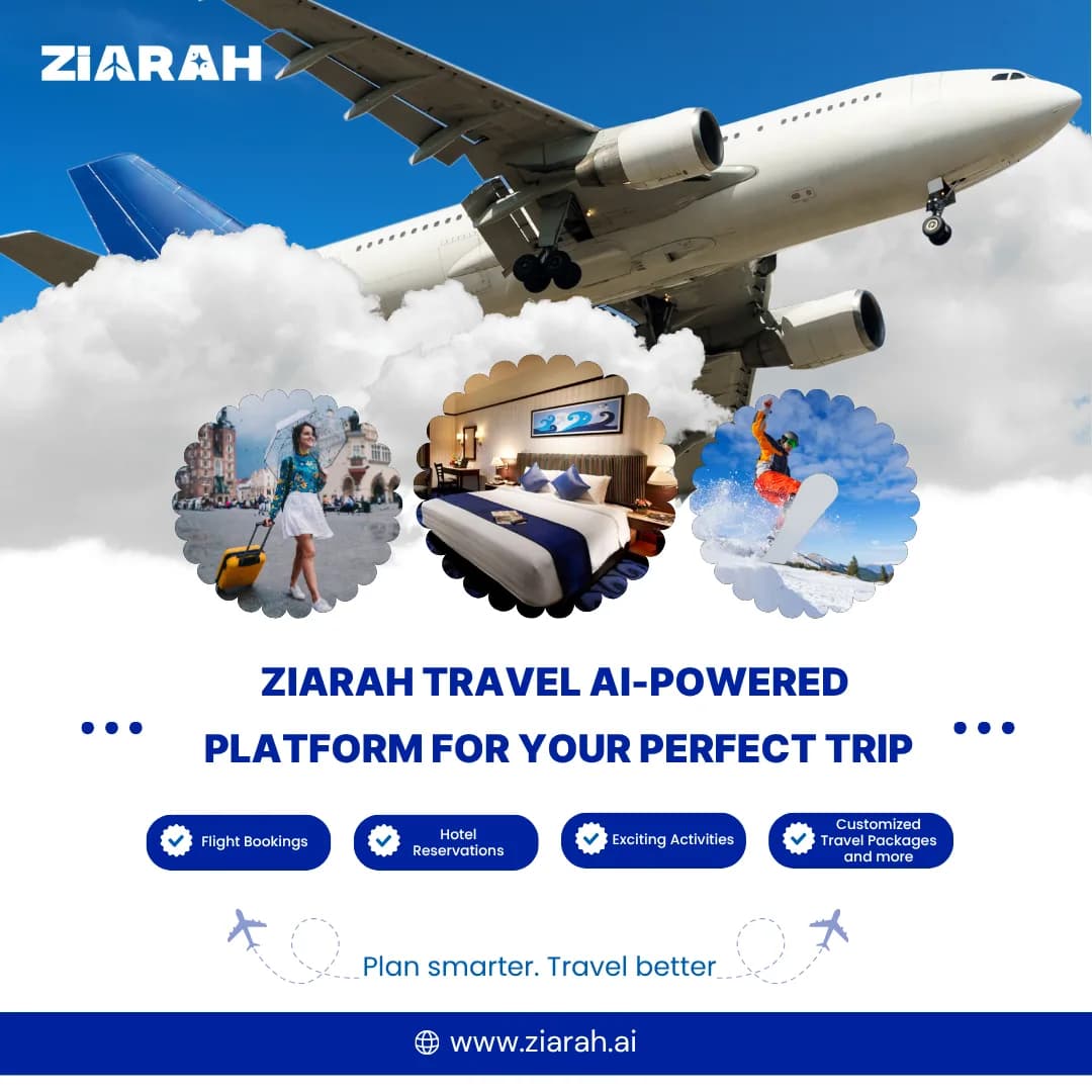 AI-Powered Travel Planner in USA – Plan Your Perfect Trip with Ziarah