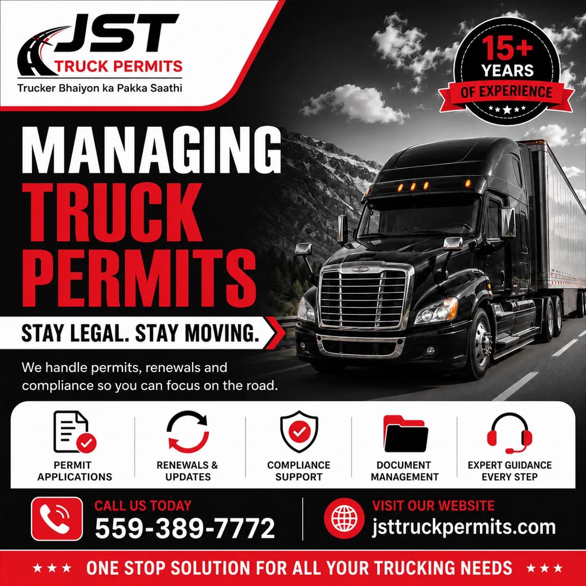 Reliable Trucking Permit Services in USA | JST Truck Permits