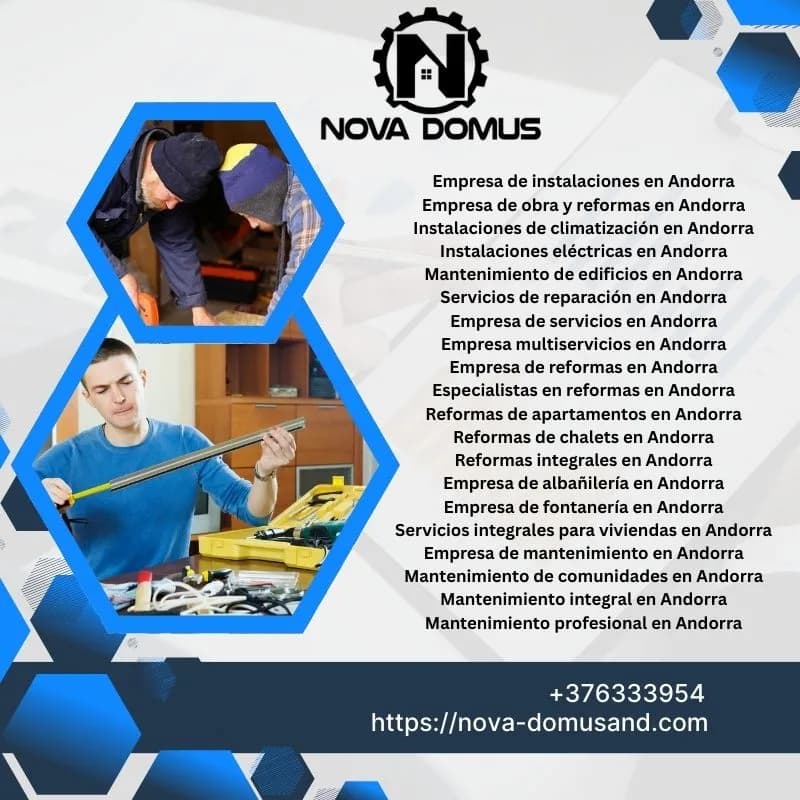 Empresa especializada en mantenimiento de edificios en Andorra