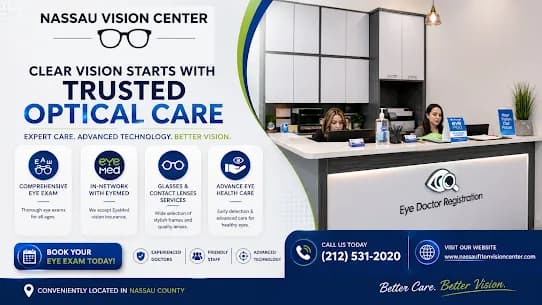 Complete Eye Care with EyeMed Benefit of EyeMed in Financial District at Nassau Fulton Vision Center