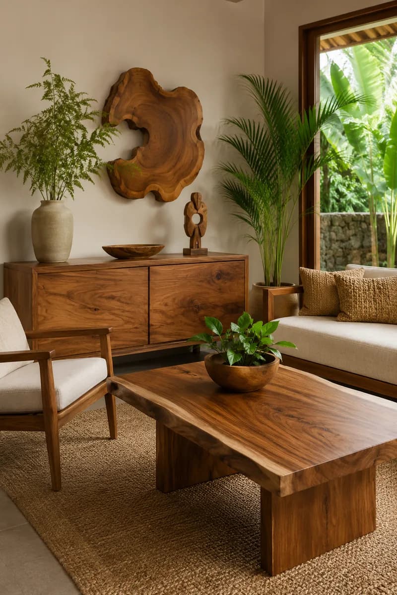 Premium Teak Dining Set Malaysia – Elegant Solid Wood Dining Furniture