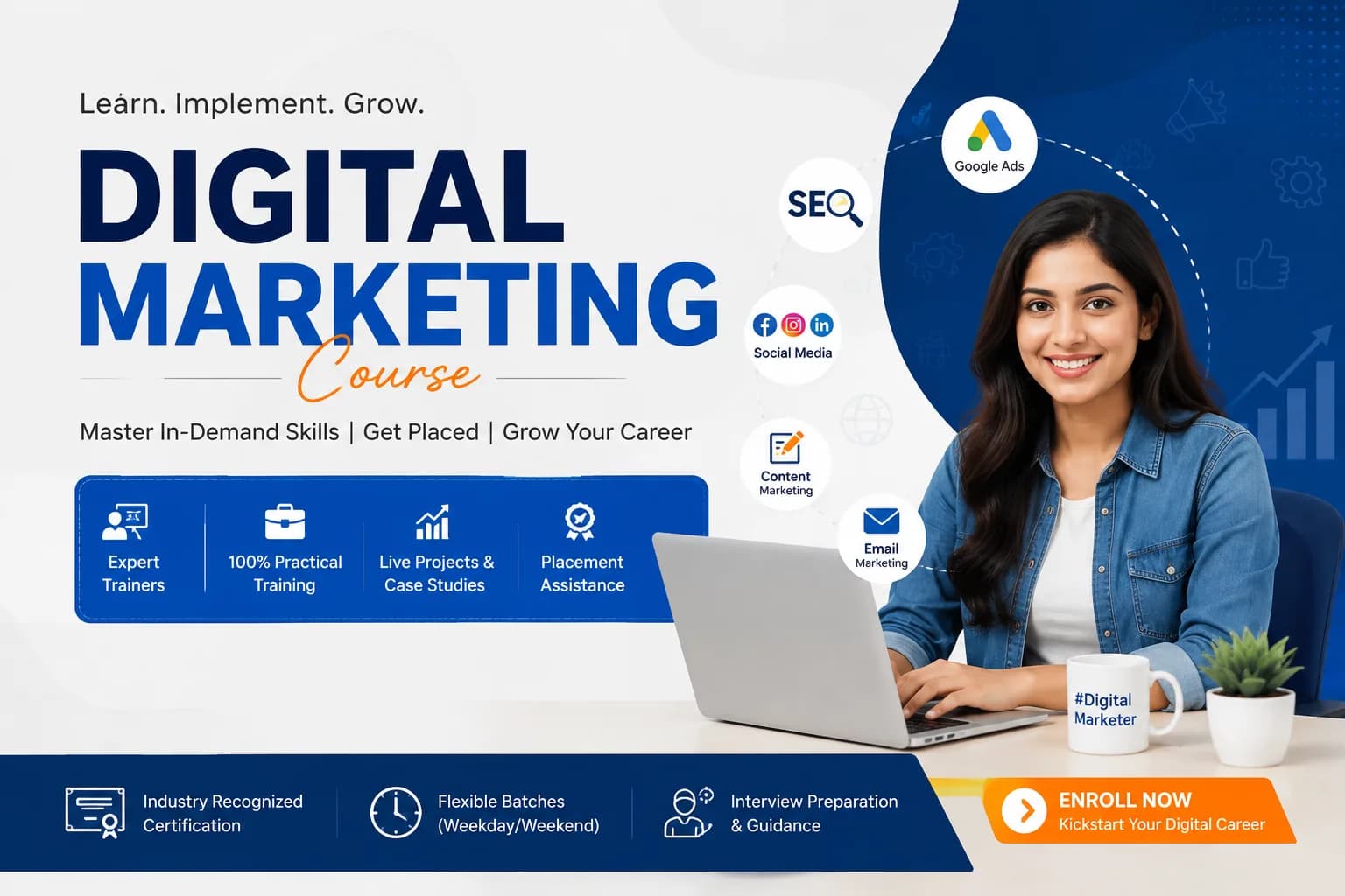Best Digital Marketing Courses in Thane, Navi Mumbai, Kalyan & Mumbai