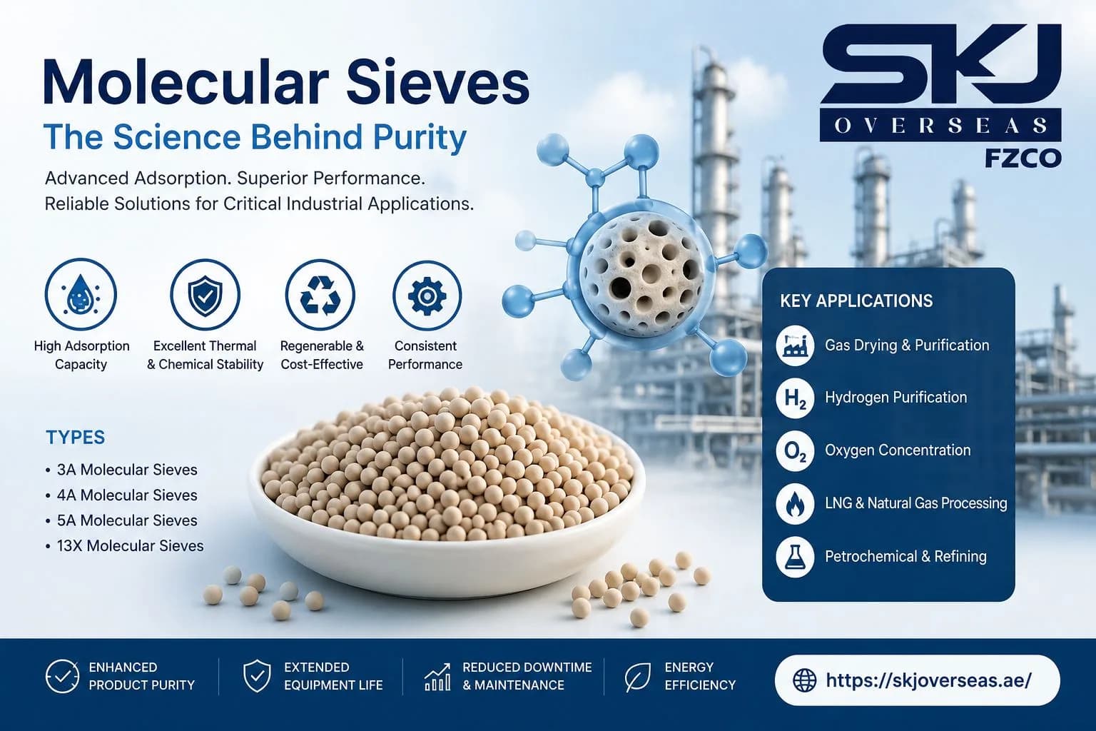 Reliable Adsorbent Solutions for Efficient Air Separation and Gas Purification