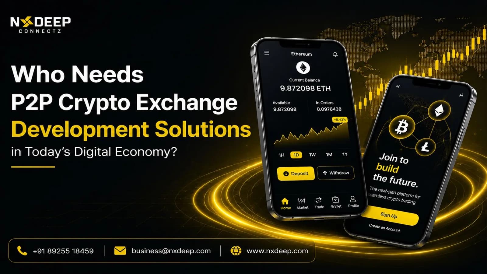 NxDeep Connectz - Custom P2P Crypto Exchange Development Company