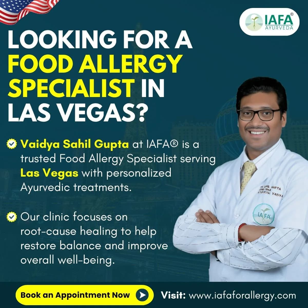 Looking for a Food Allergy Specialist in Las Vegas? | IAFA Ayurveda