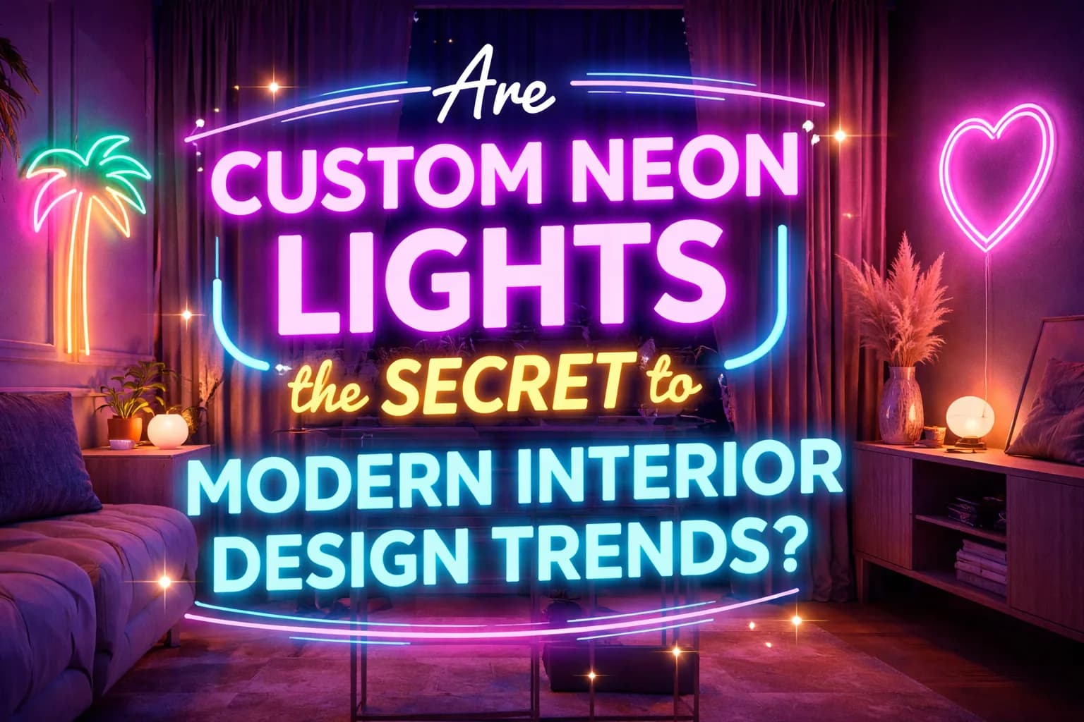 What Is the Maximum Size for Custom Neon Lights?