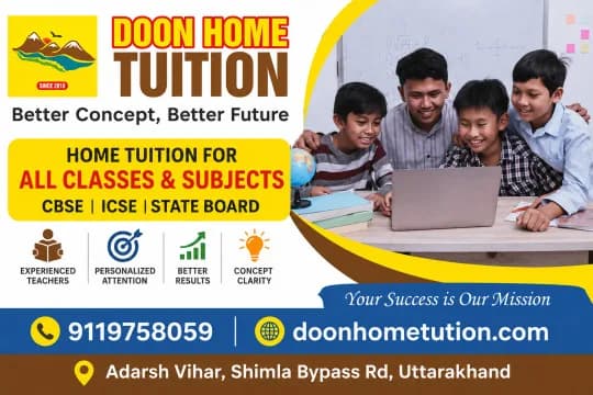 Where to Find CBSE Home Tutors and Teaching Jobs in Dehradun?