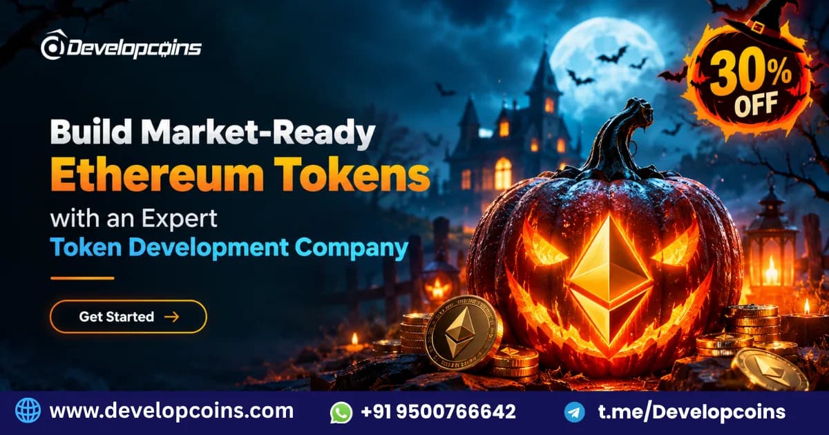 Build Market-Ready Ethereum Tokens with an Expert Token Development Company