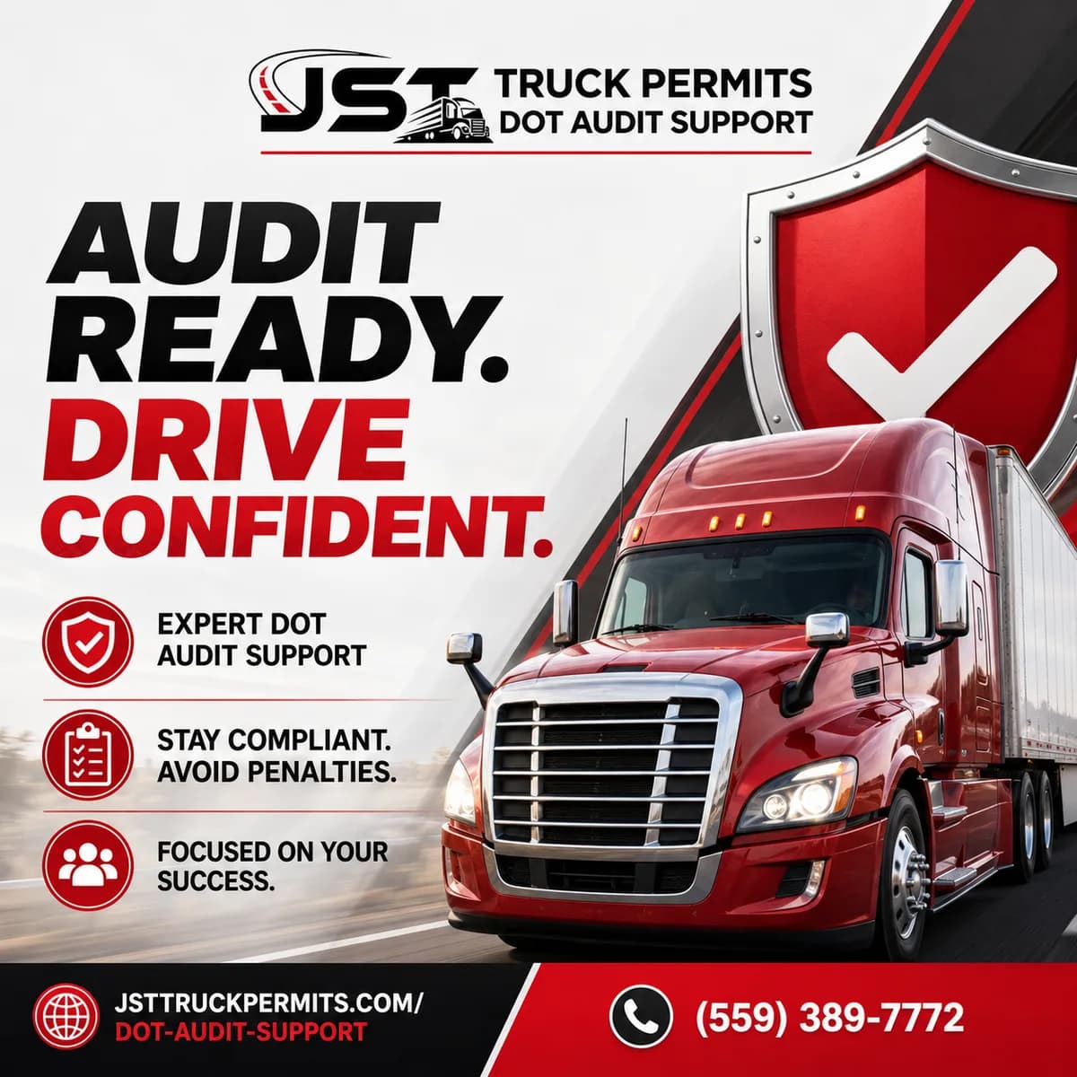 AUDIT READY. DRIVE CONFIDENT. | JST Truck Permits