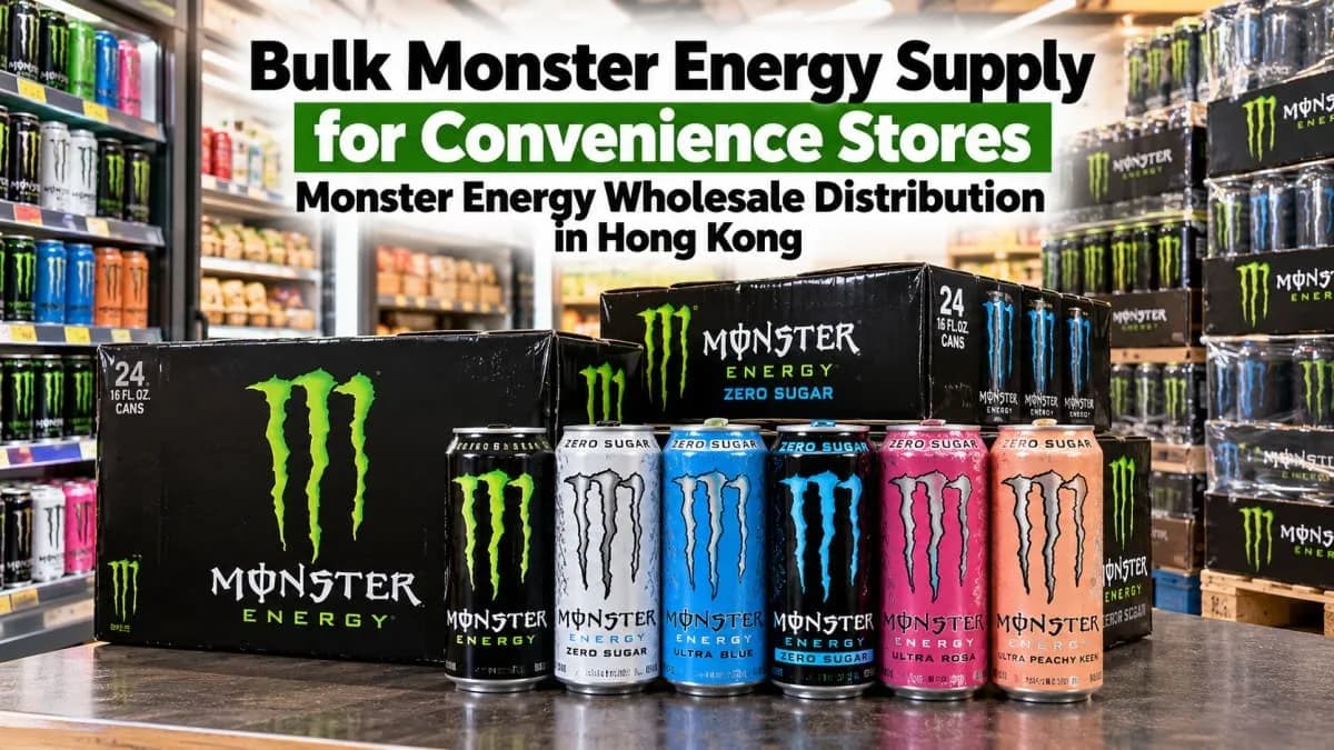 Monster Energy Wholesale Distribution in Hong Kong