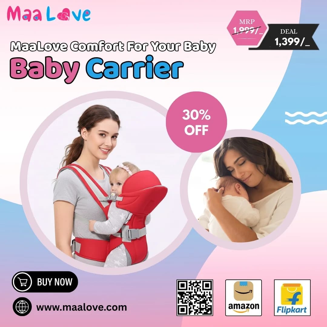 💖 MaaLove Baby Carrier – Comfort, Care & Closeness for Every Journey 👶
