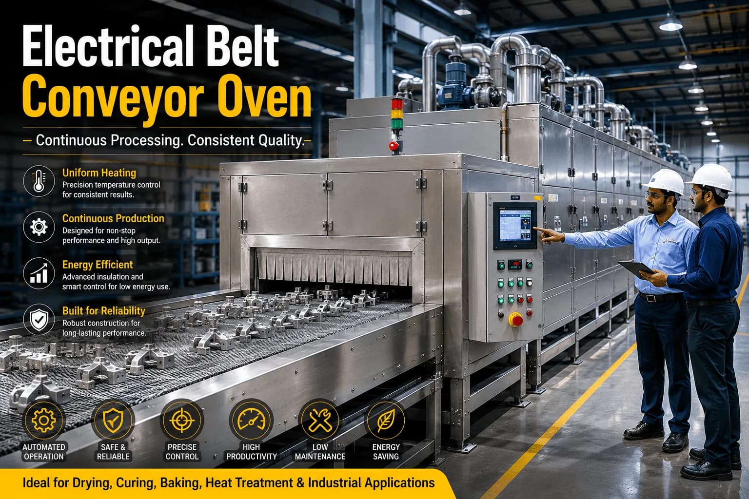Electrical Belt Conveyor Oven