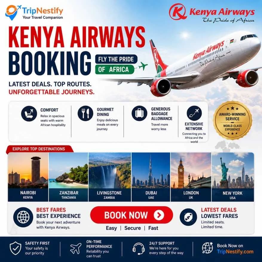 Kenya Airways Booking: Latest Flight Deals, Routes & International Travel Offers