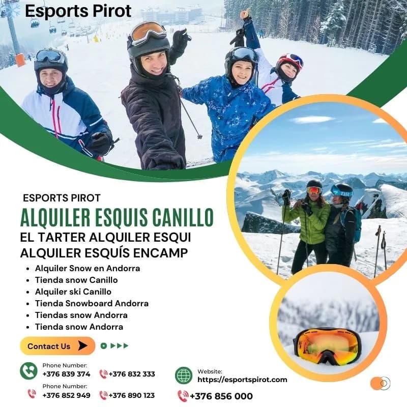 Vive la nieve con tiendas snow Andorra de calidad