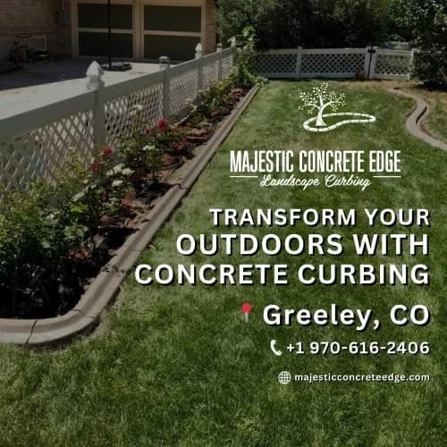 Landscape Concrete Edging in Greeley, CO