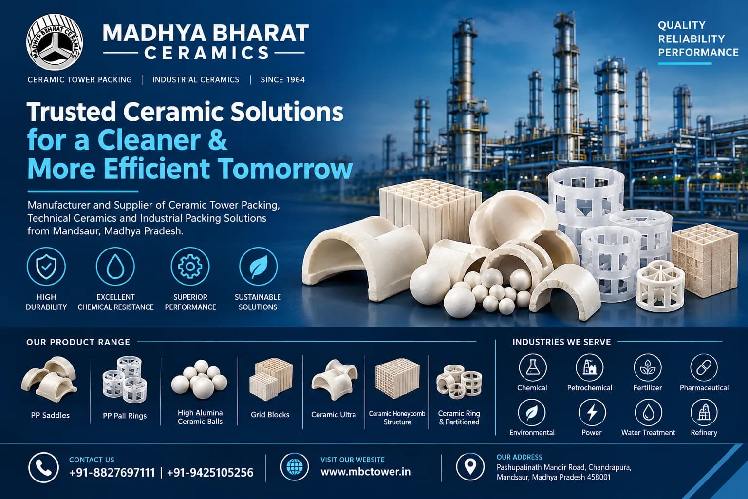Ceramic Structured Honeycomb Supplier for Catalyst Support Systems