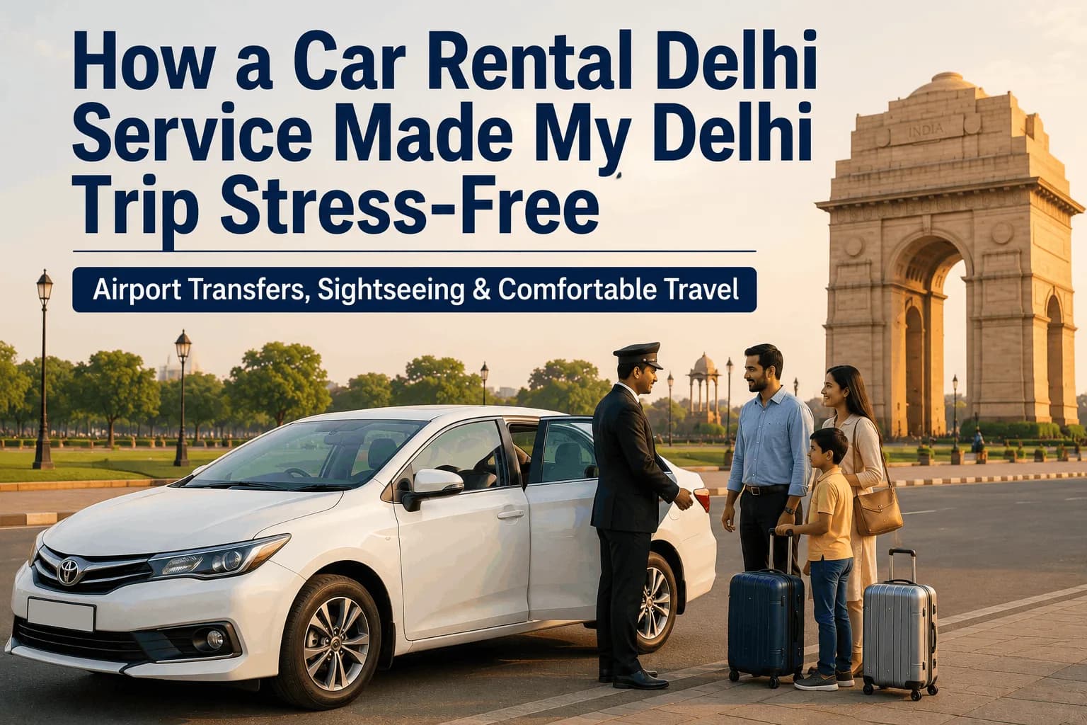 How a Car Rental Delhi Service Made My Delhi Trip Stress-Free