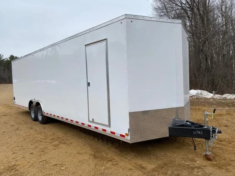 8.5x30 Double Axle - Enclosed Trailer For Sale .