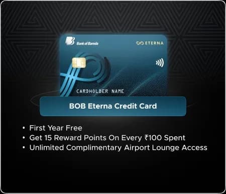 BOBCARD Eterna Credit Card - travel & lounge benefits, low forex markup!
