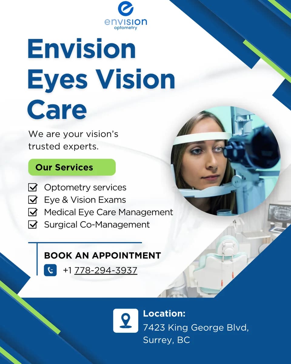 Professional Eye Exams & Vision Care in British Columbia