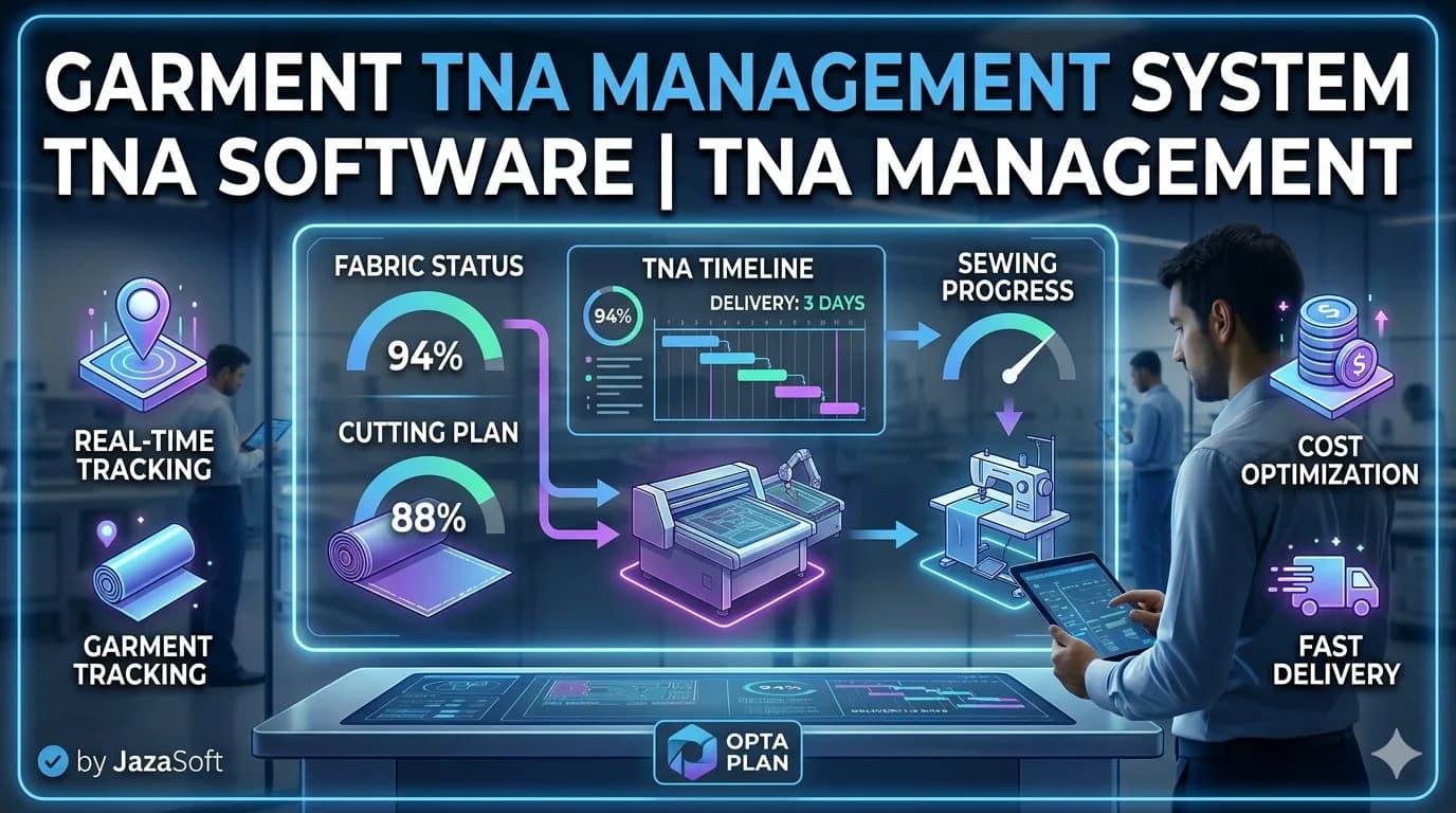 Smart TNA Software for the Apparel Industry – Try OptaPlan Free!