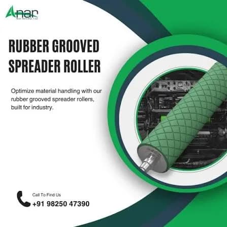 Quality-Focused Rubber Grooved Spreader Rollers Manufacturer