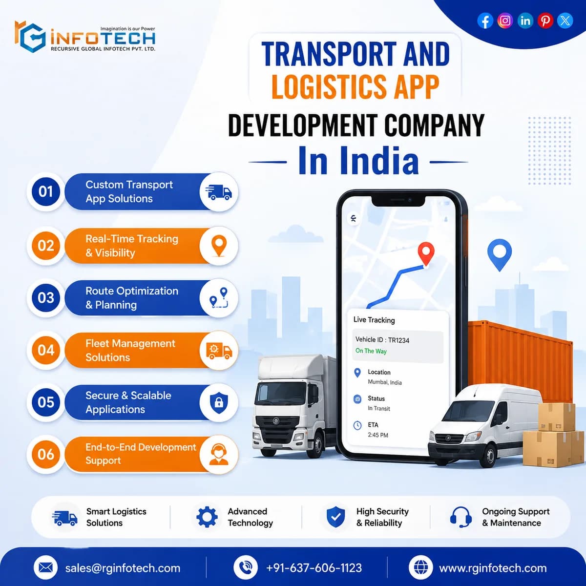 Transport App Development Company for Smart Mobility App