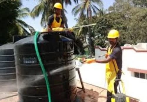 Overhead Water Tank Cleaning
