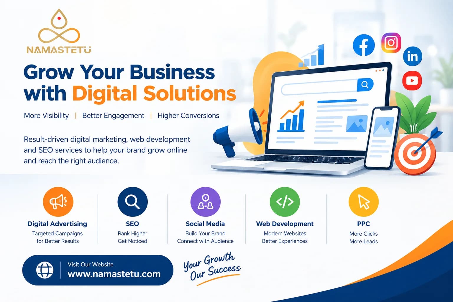 Digital Marketing Company in Indore | Namastetu Technologies