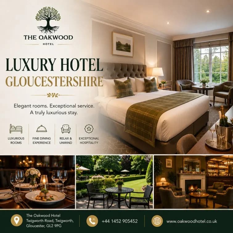 Looking for a Luxury Hotel Gloucestershire? Oakwood Hotel Fits Perfectly  | Oakwoodhotel.co.uk