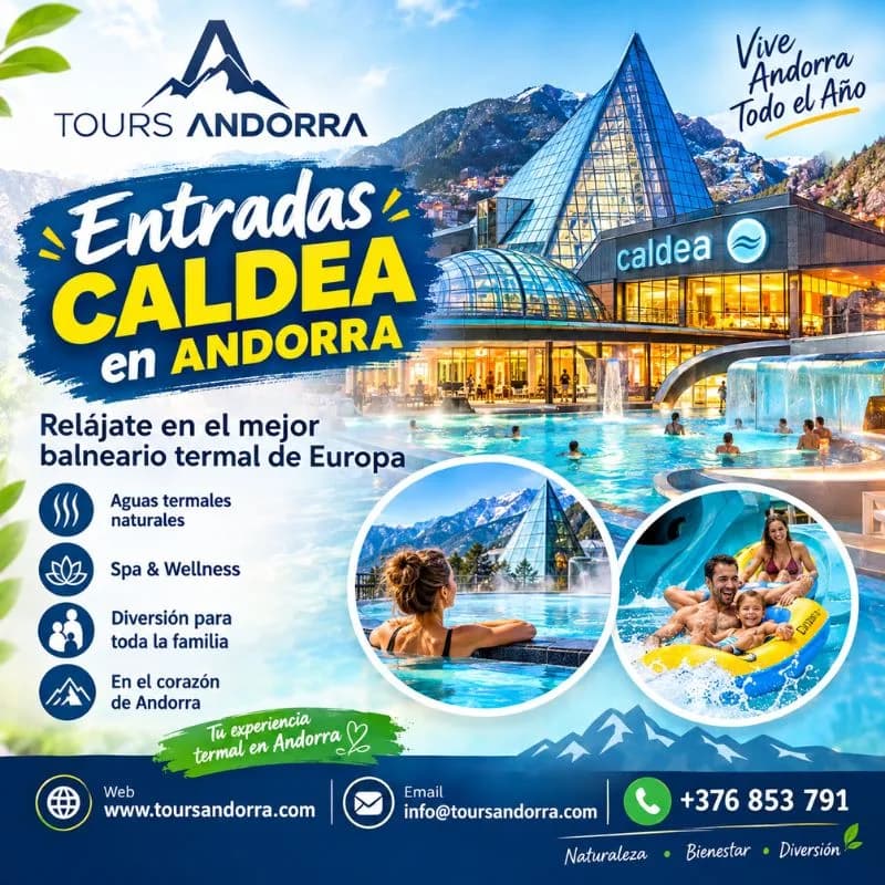 Entradas Caldea en Andorra para parejas, familias y amigos