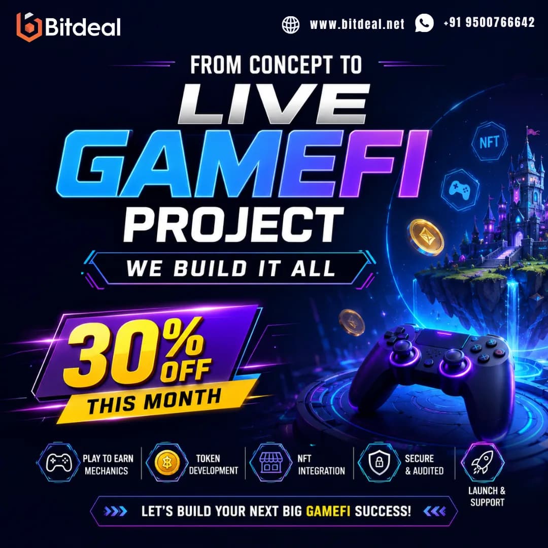 From Concept to Live GameFi Project - We Build It All | 30% Off This Month 