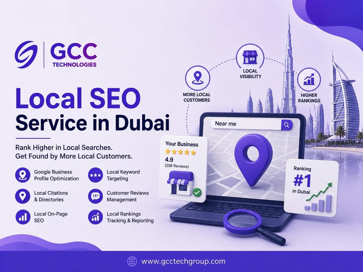Reach Nearby Buyers with a Local SEO Service in Dubai for Your Business