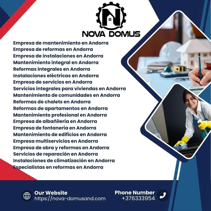 Presupuesto Reformas Andorra para Viviendas y Negocios