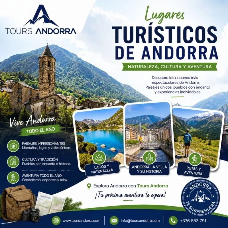 Los lugares turísticos de Andorra más impresionantes
