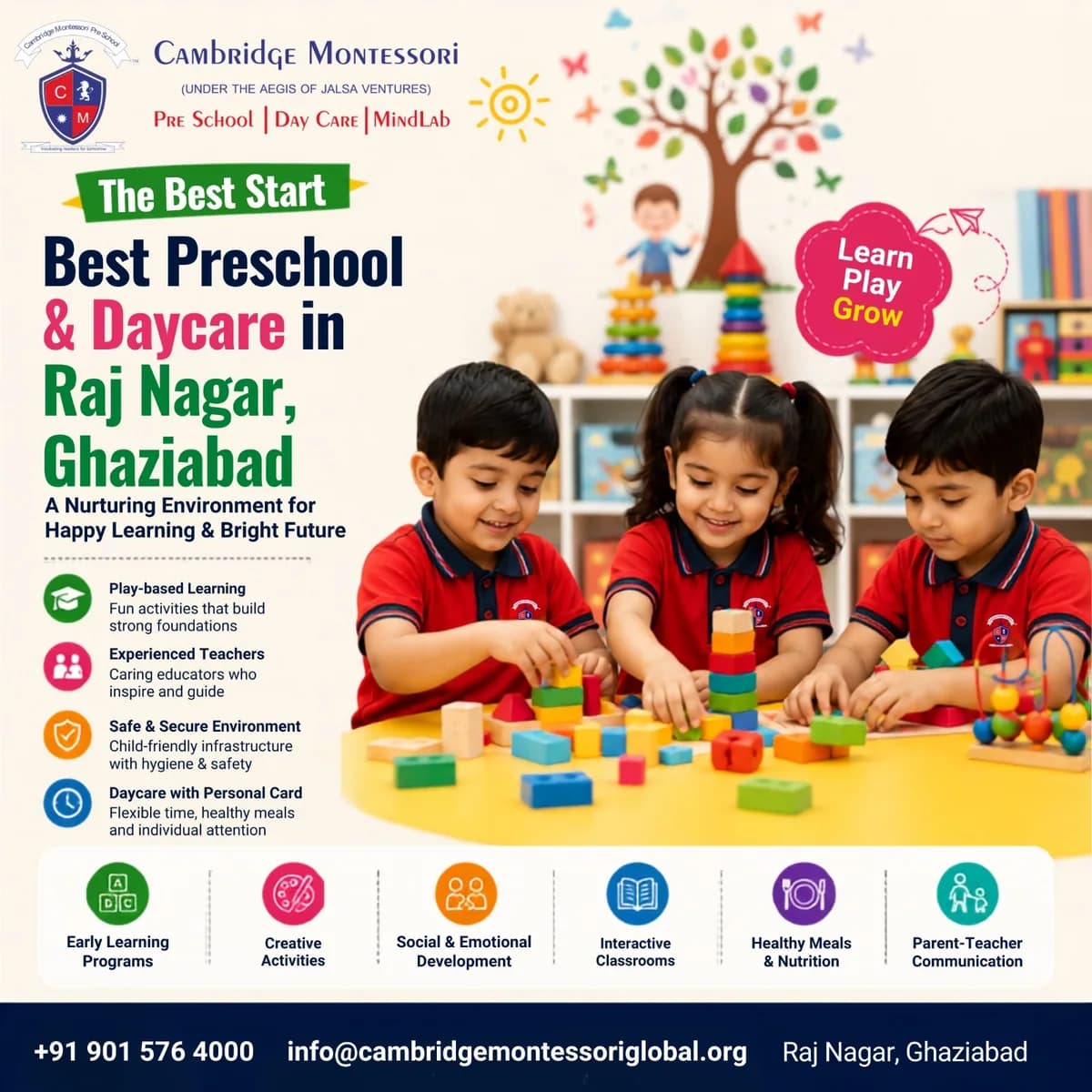Best Preschool & Daycare in Raj Nagar, Ghaziabad