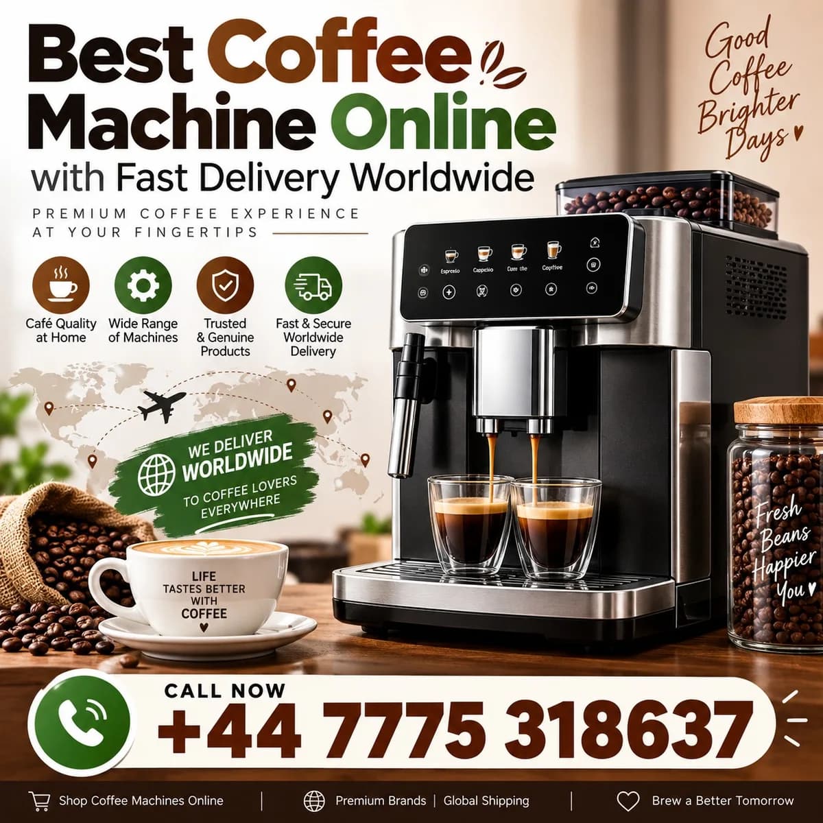 Best Coffee Machine Online with Fast Delivery Worldwide