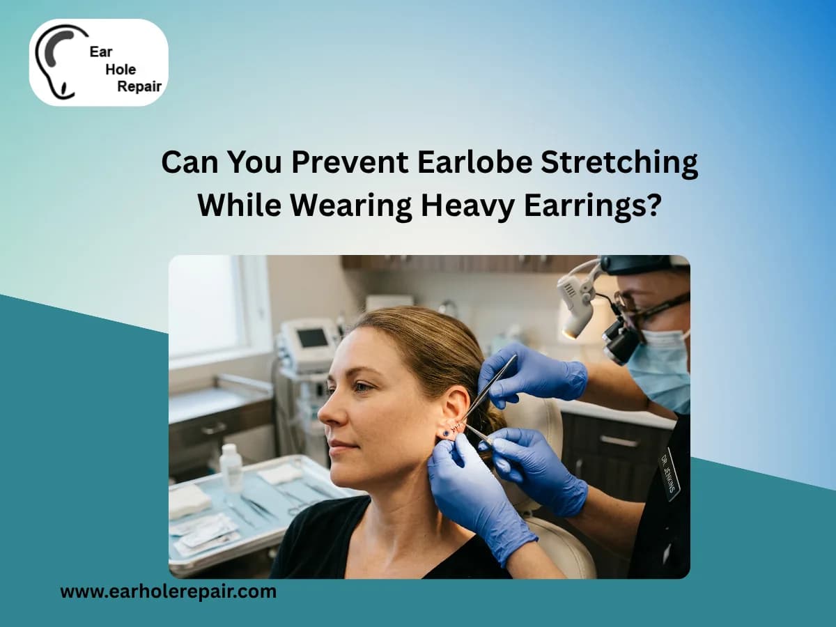 Can You Prevent Earlobe Stretching While Wearing Heavy Earrings?