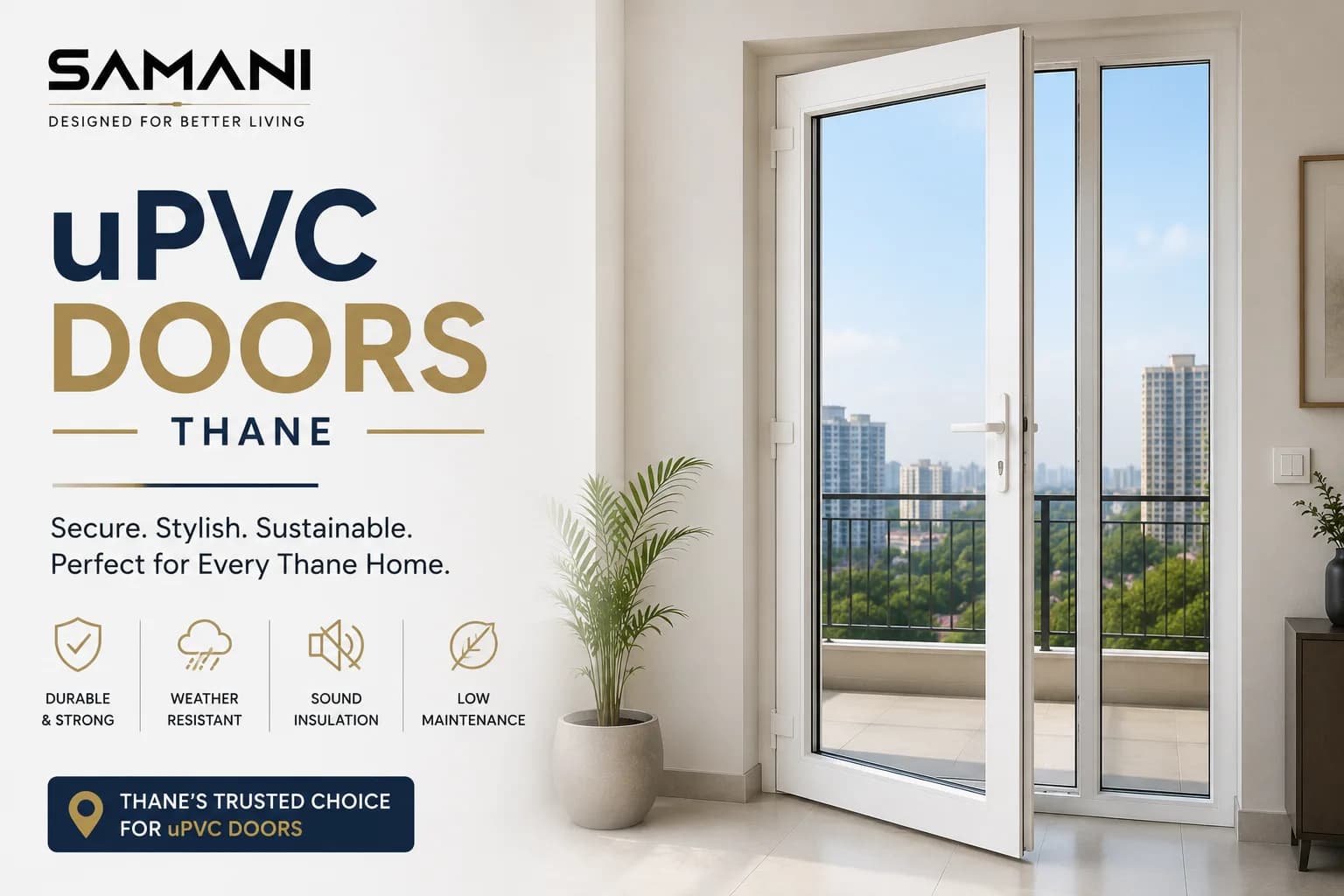 UPVC Doors Thane | Quality Solutions by Samani ECC