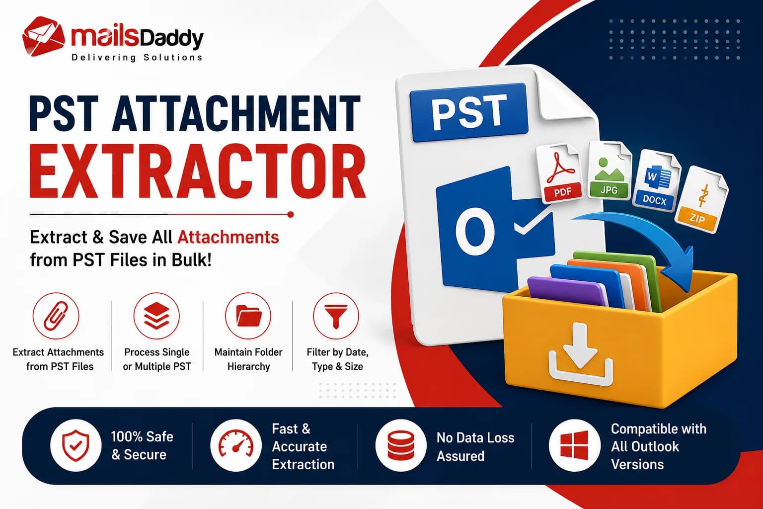 Advanced Outlook Attachment Extractor Software for Outlook Users