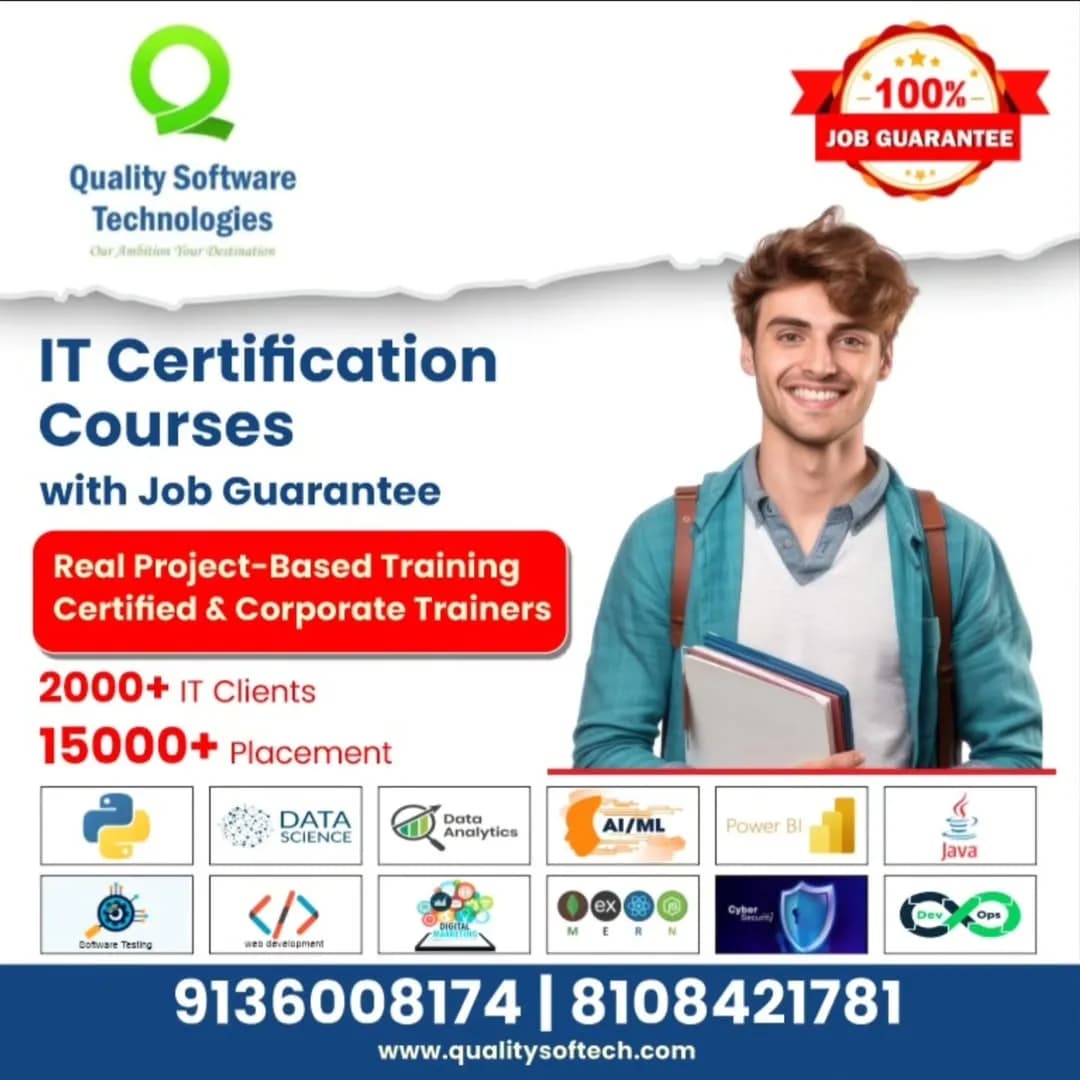 Top Data Science Course in Thane with 100% Placement Support | Quality Software Technologies 