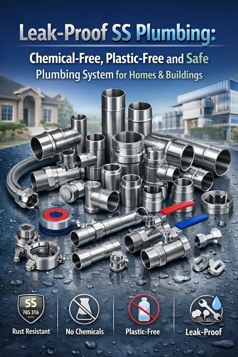 Leak Proof SS Plumbing Solutions by Stellar Sanitar