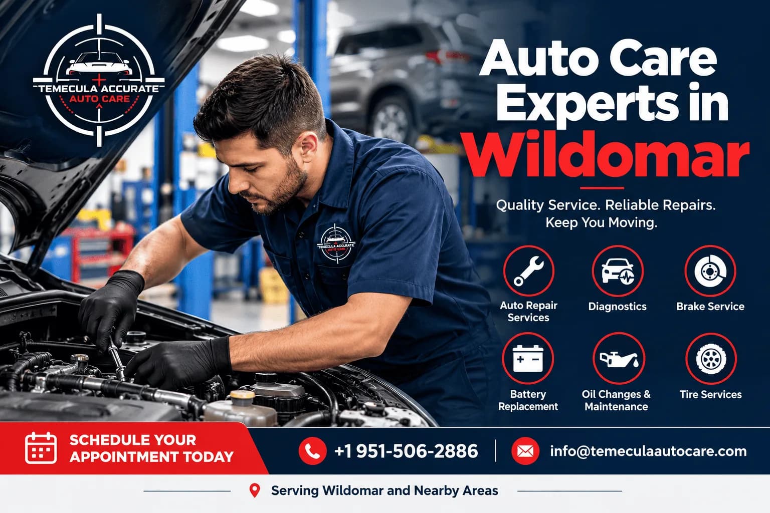 Experienced Auto Care Experts in Wildomar - Call (951) 506-2886