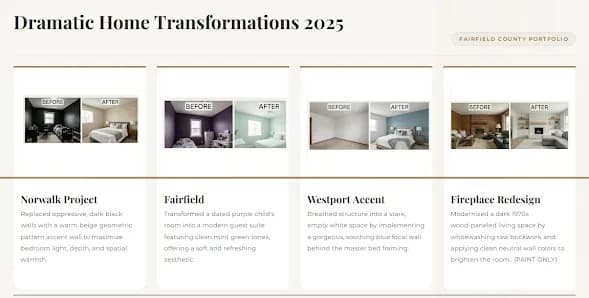 top painting company Fairfield County 