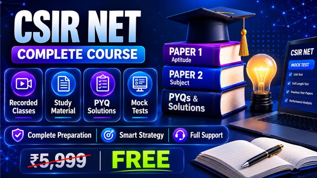 Crack CSIR NET 2026 in first Attempt with Bansal Academy