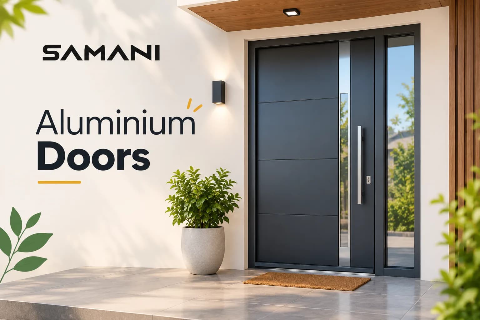 Aluminium Door Design in India