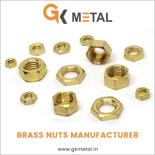 Brass Nut Manufacturer and Supplier in Jamnagar India